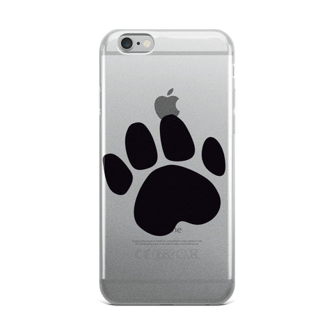 iPhone Case with Dog Footprint Design