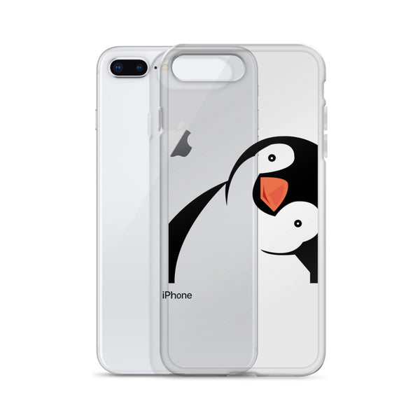 iPhone Case with Penguin Design