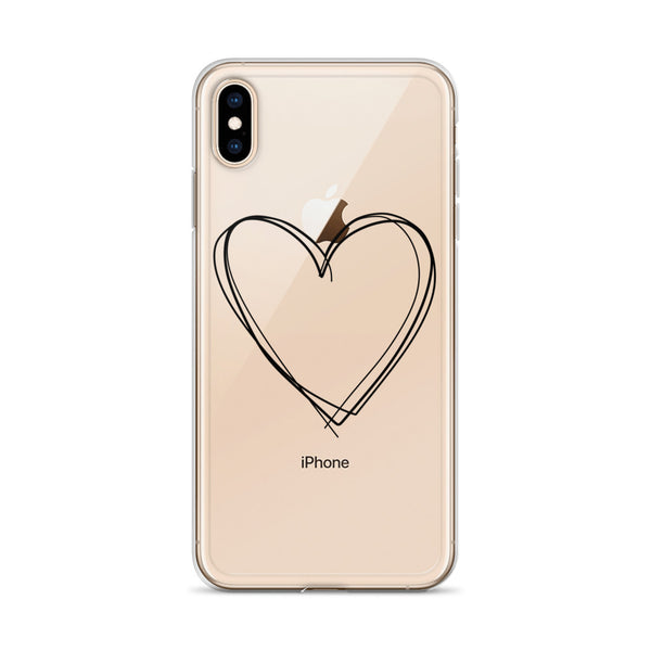 iPhone Case with Heart Design