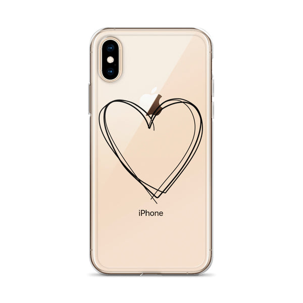 iPhone Case with Heart Design