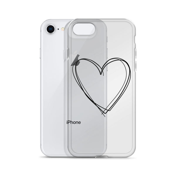 iPhone Case with Heart Design