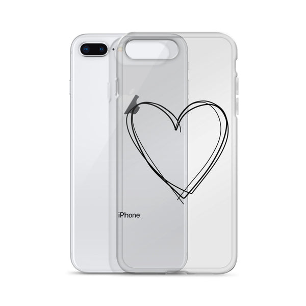 iPhone Case with Heart Design