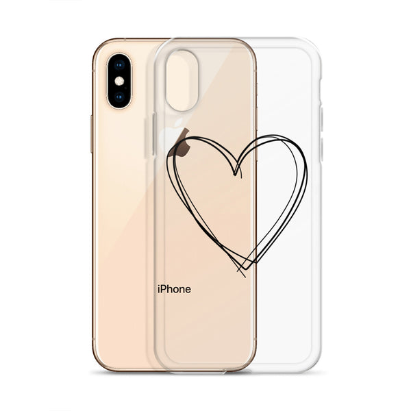 iPhone Case with Heart Design