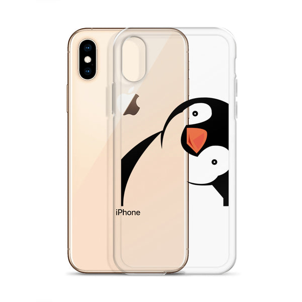 iPhone Case with Penguin Design