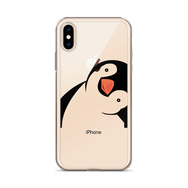 iPhone Case with Penguin Design