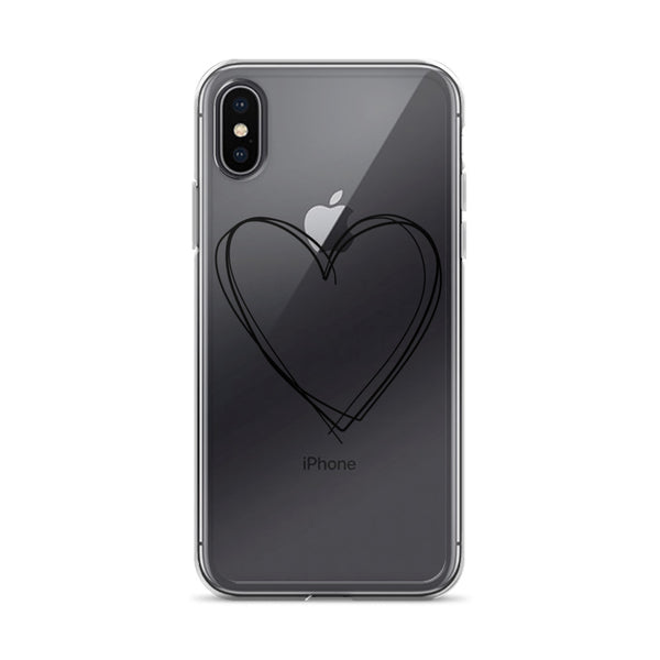 iPhone Case with Heart Design