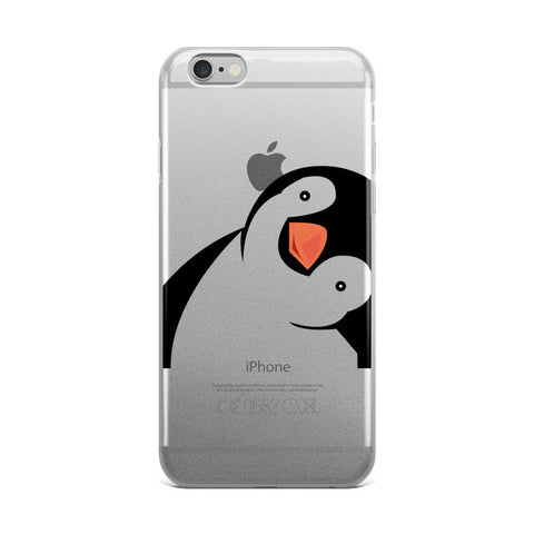 iPhone Case with Penguin Design