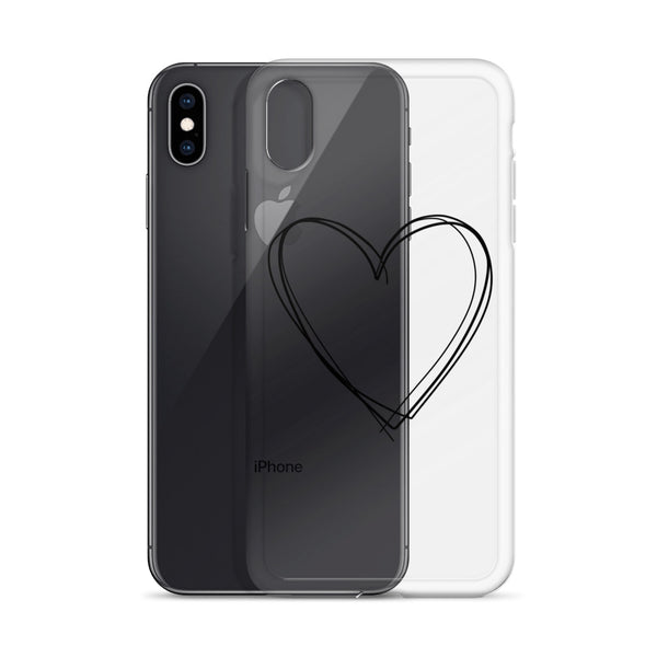 iPhone Case with Heart Design