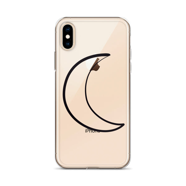 iPhone Case with Moon Design