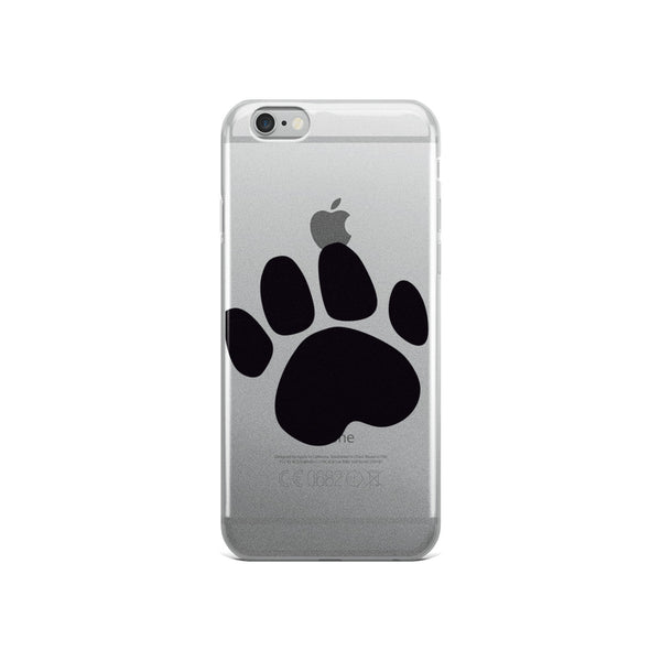 iPhone Case with Dog Footprint Design