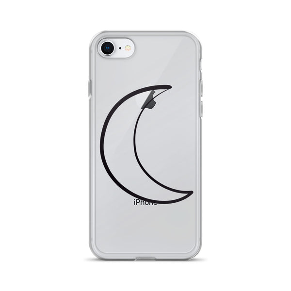 iPhone Case with Moon Design