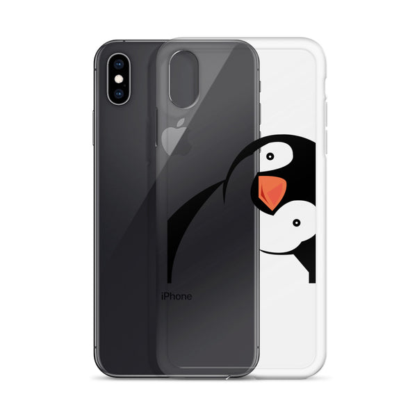 iPhone Case with Penguin Design